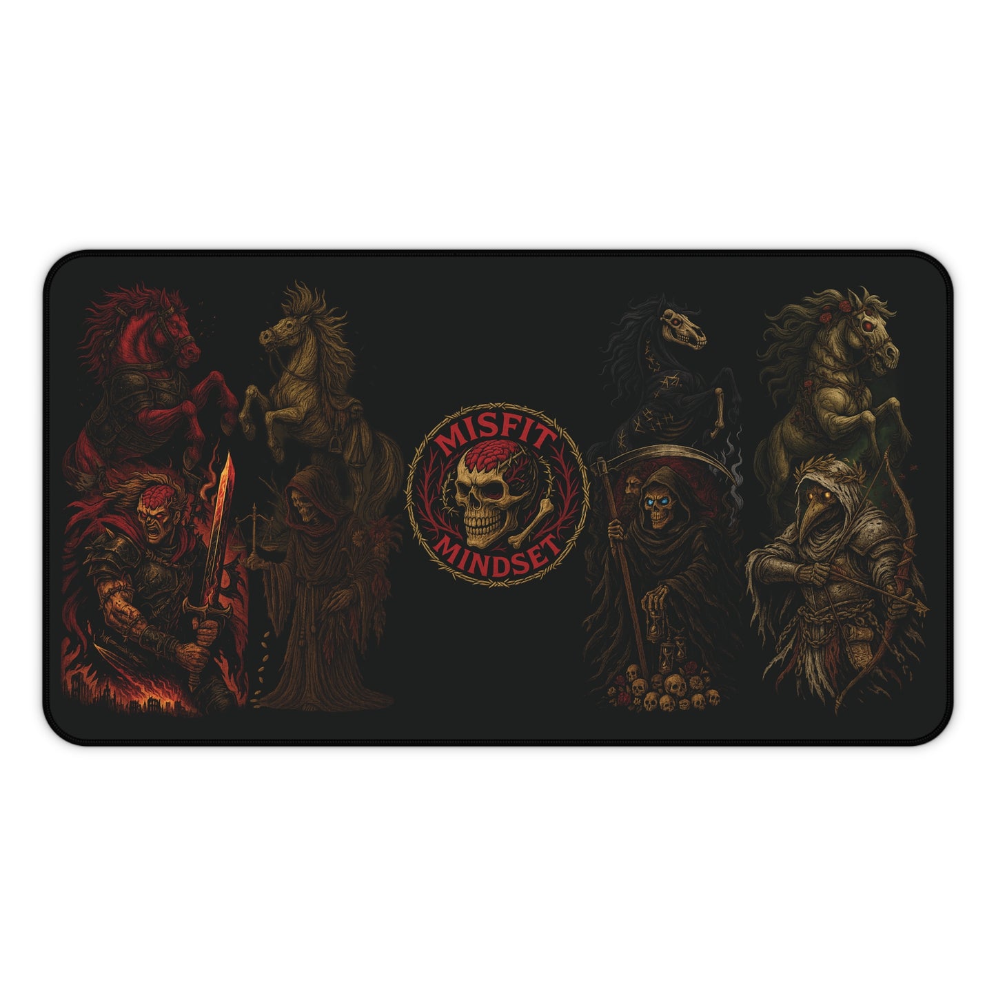 Four Horseman Desk Mat