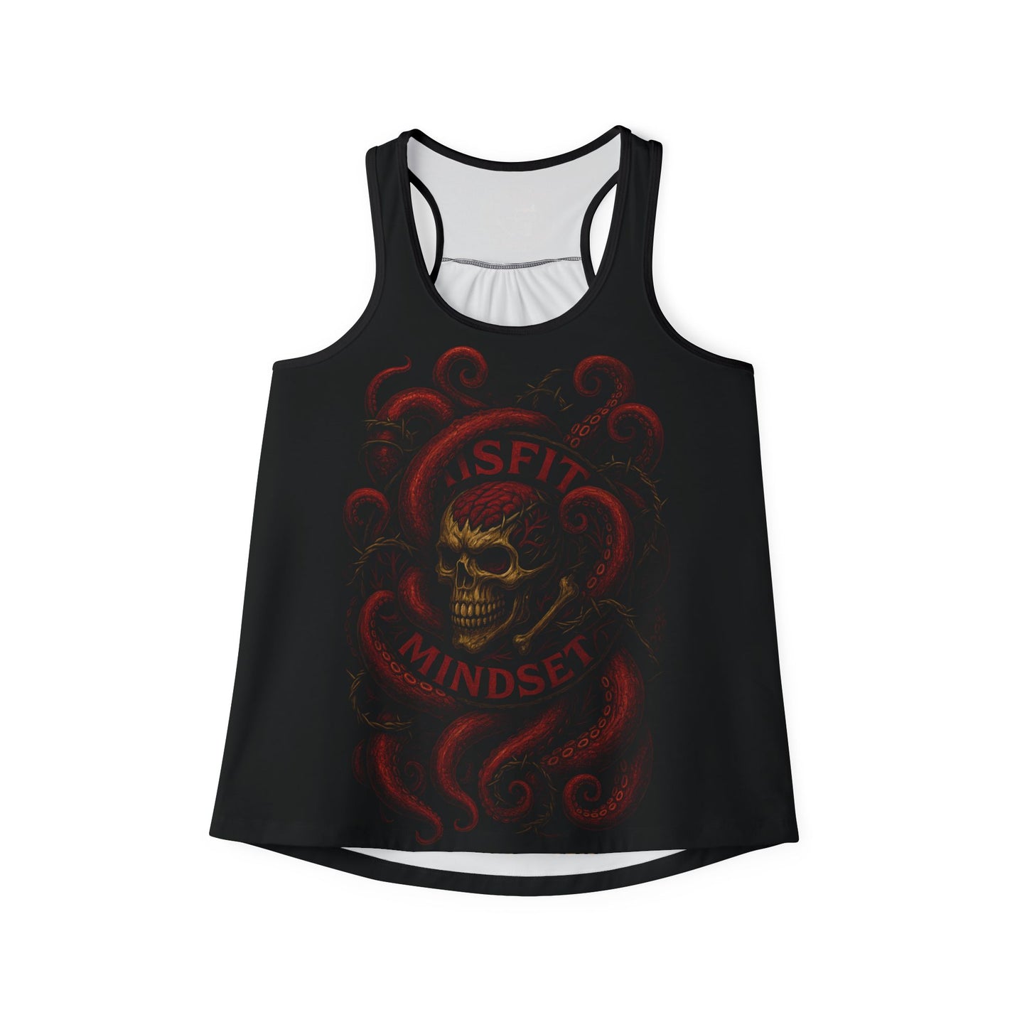 MISFIT MINDSET “PRESSURE & DARKNESS” RACERBACK TANK