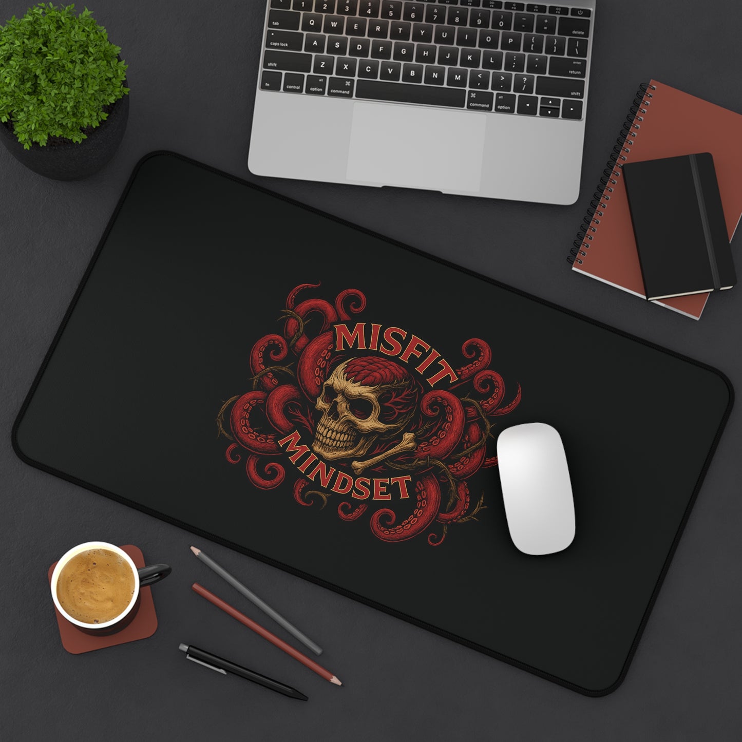 Tentacled Embrace Desk Mat