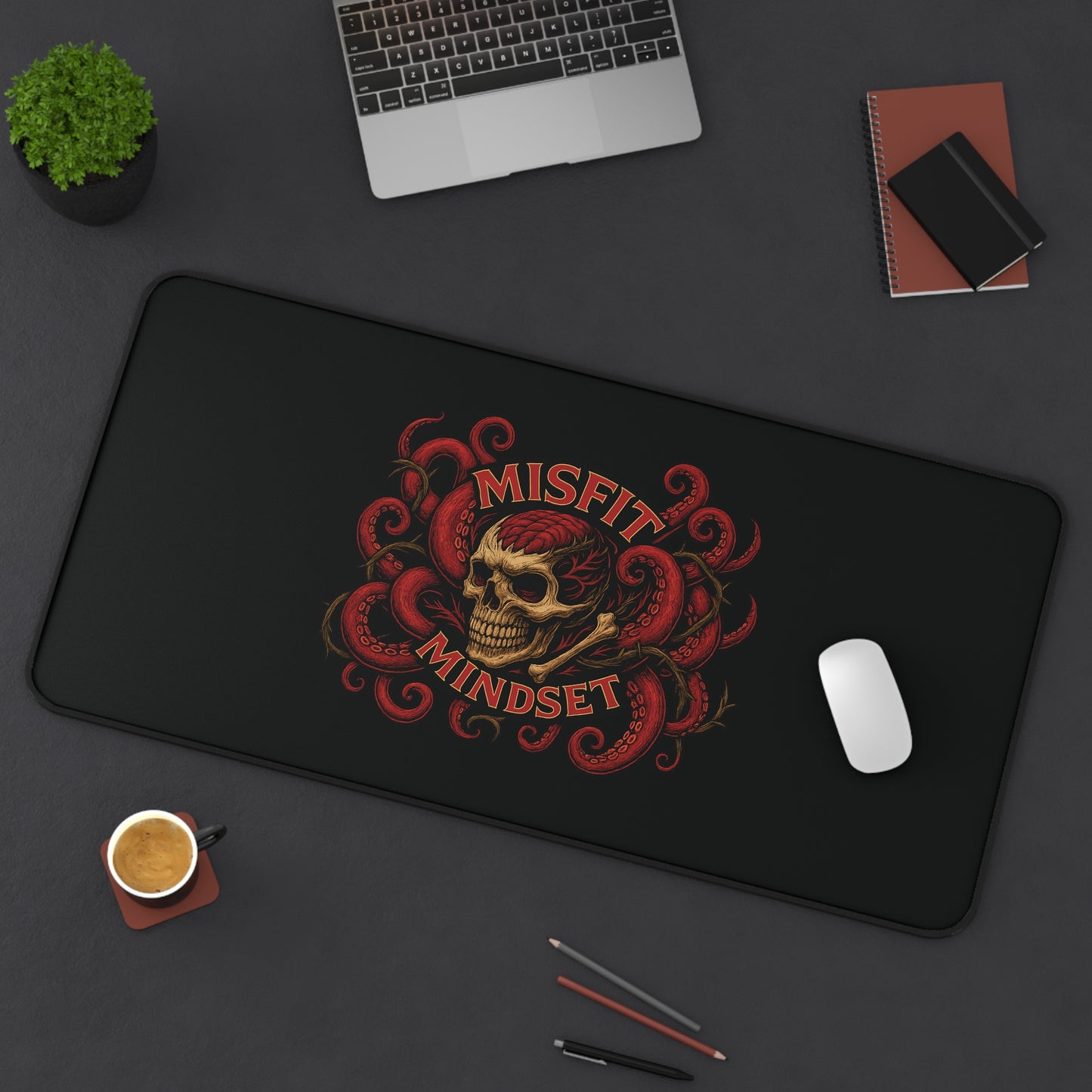 Tentacled Embrace Desk Mat