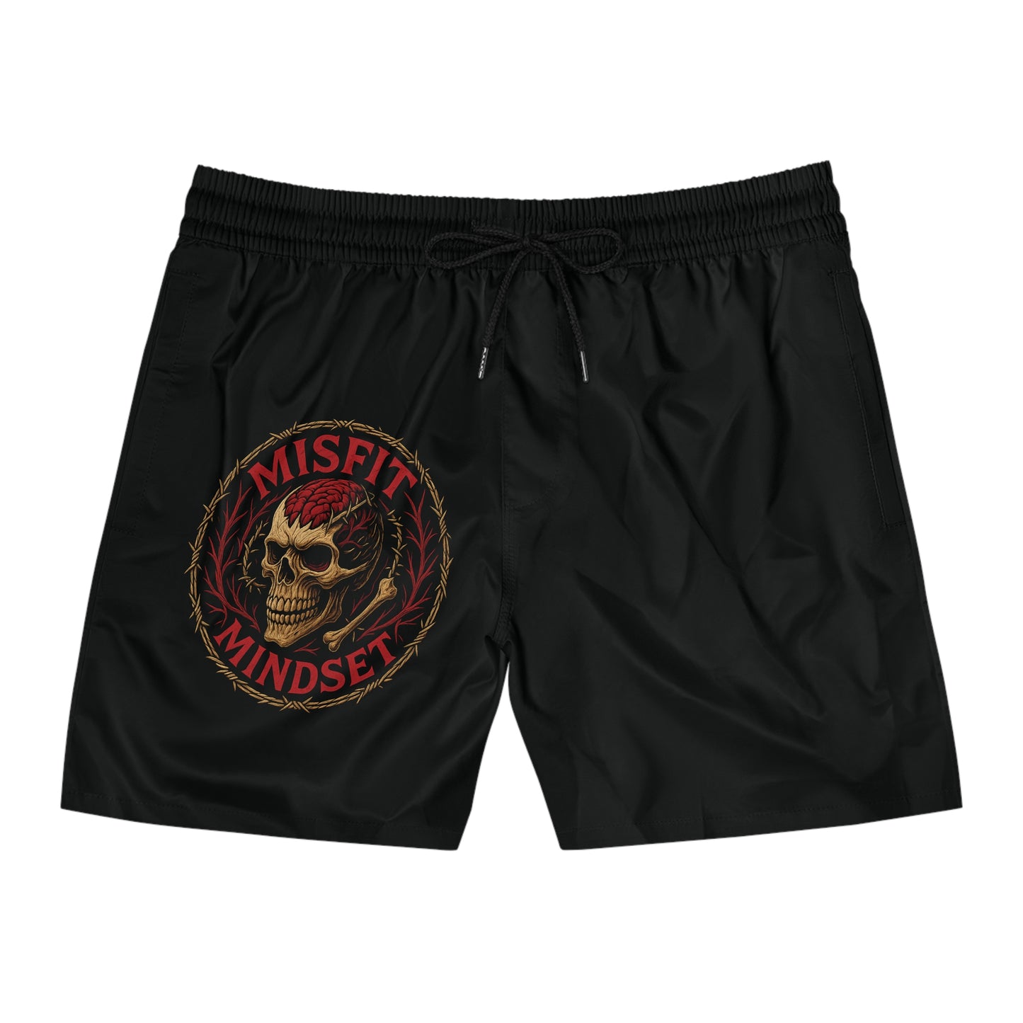 Deadset Drip — Misfit Mindset Men’s Swim Trunks