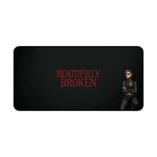 Josie Blackthorn “Beautifully Broken” Desk Mat