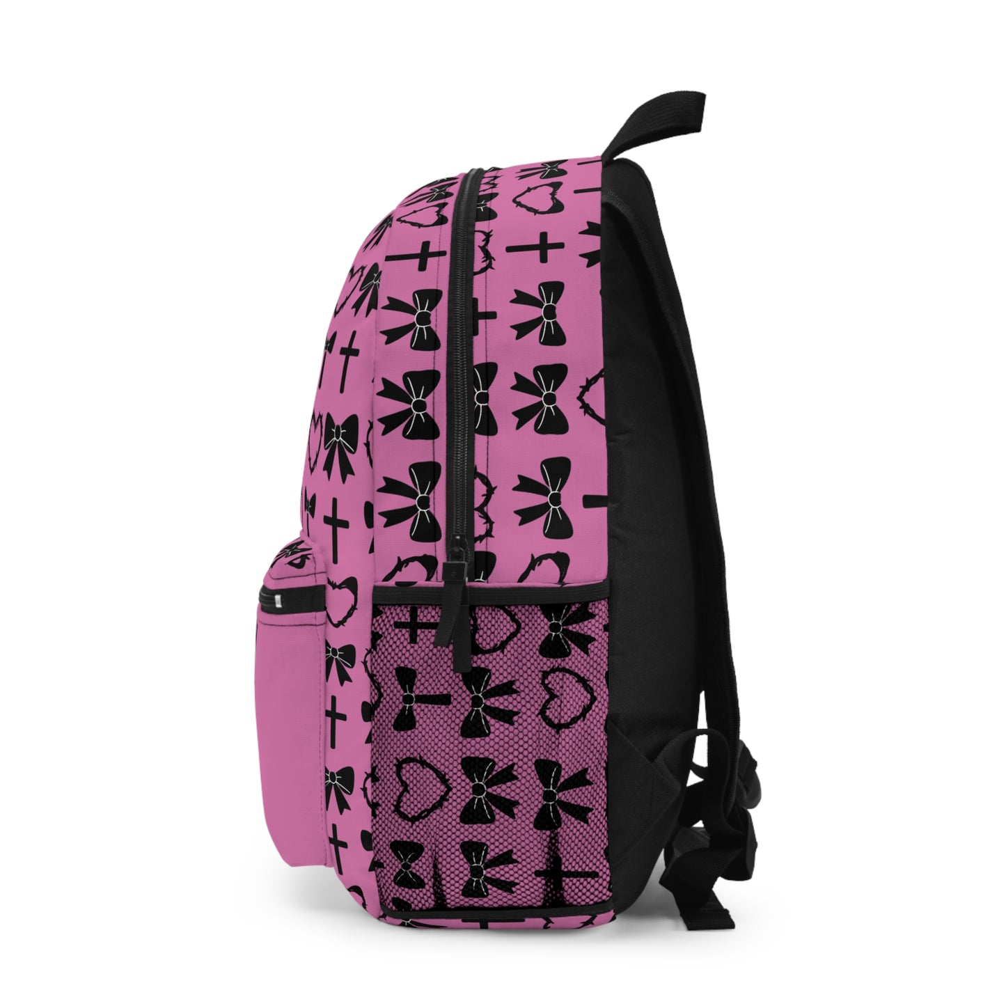 VENOM IN VELVET PINK GOTH BACKPACK