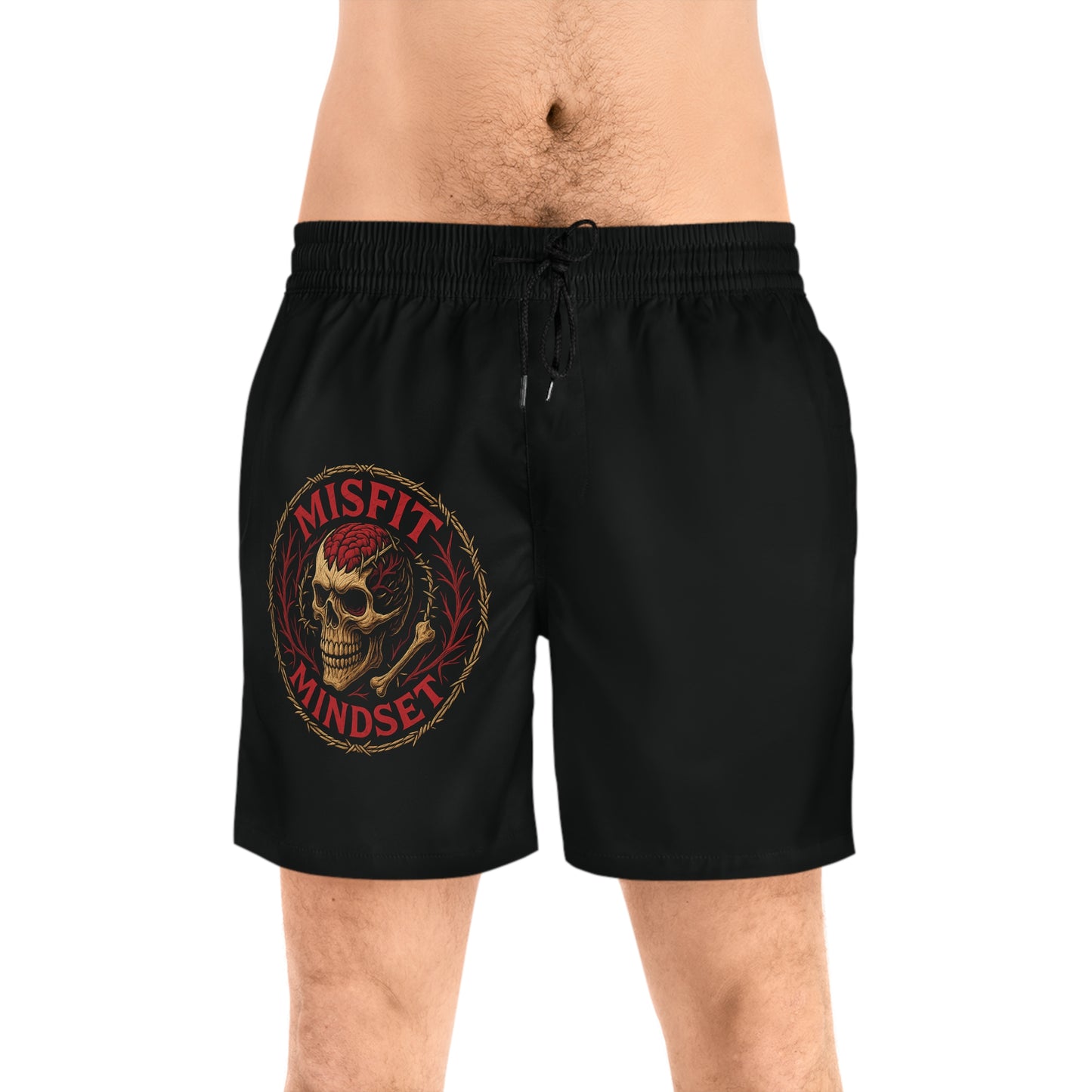 Deadset Drip — Misfit Mindset Men’s Swim Trunks