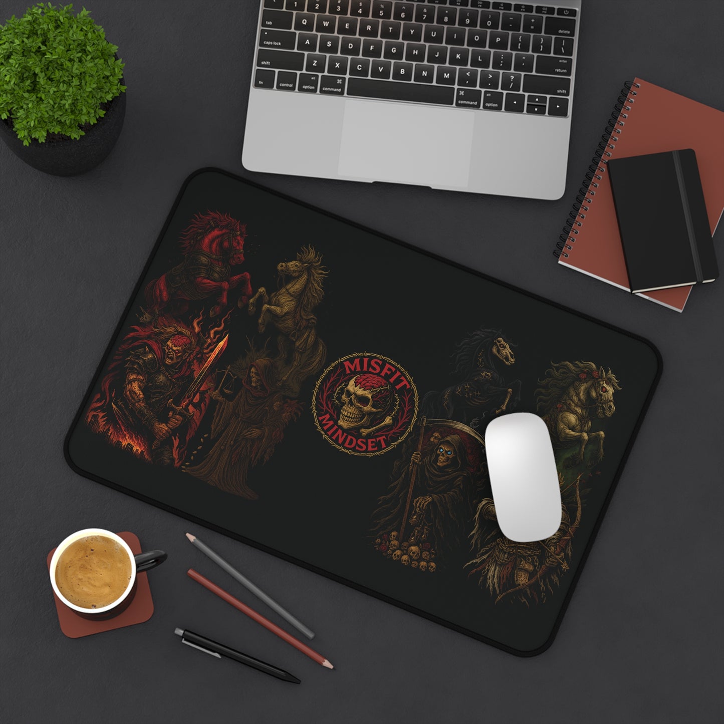 Four Horseman Desk Mat
