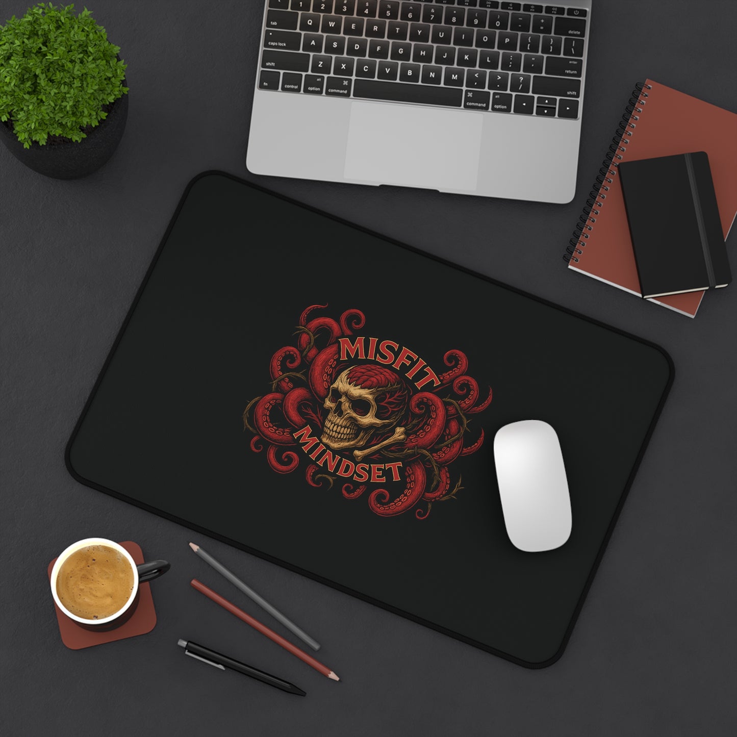 Tentacled Embrace Desk Mat