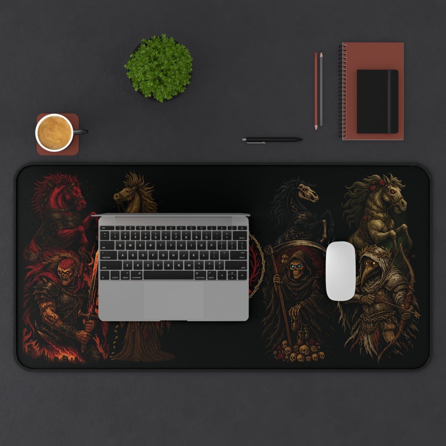 Four Horseman Desk Mat