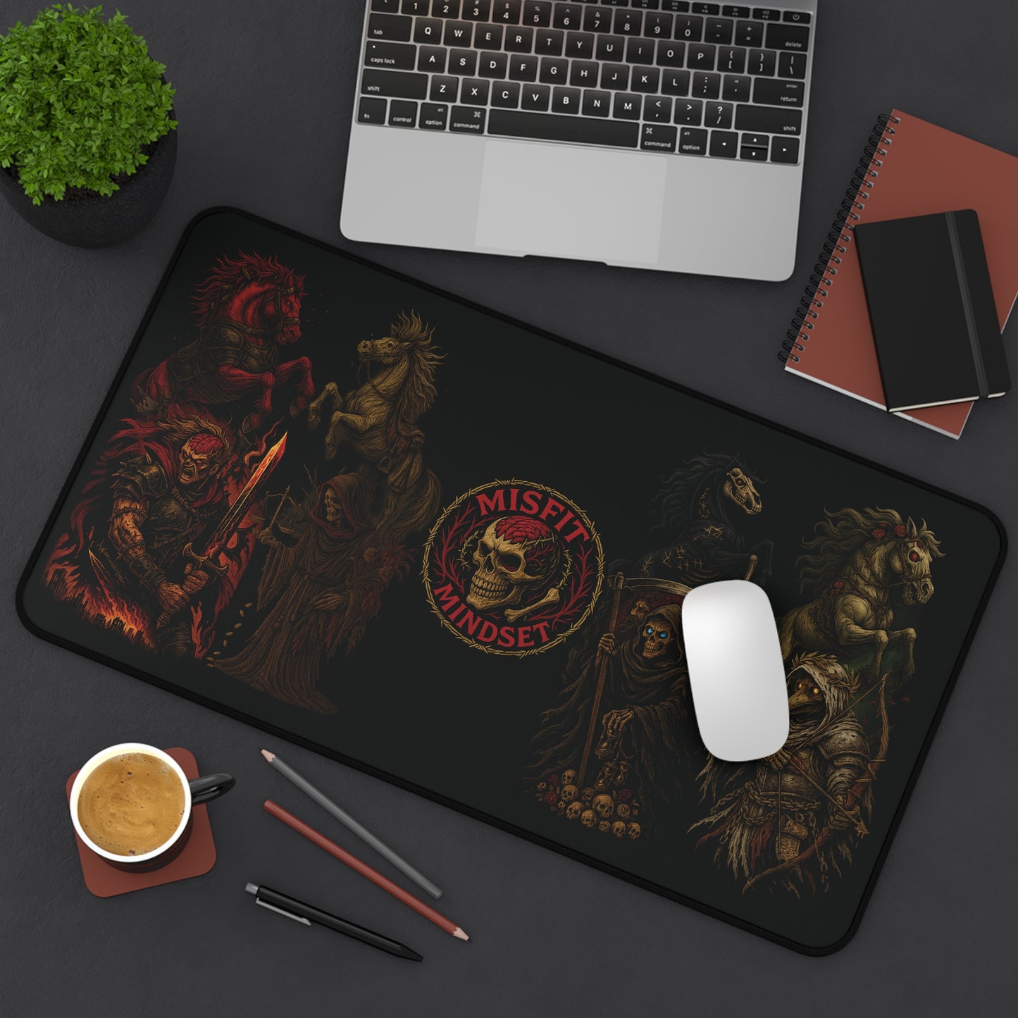 Four Horseman Desk Mat