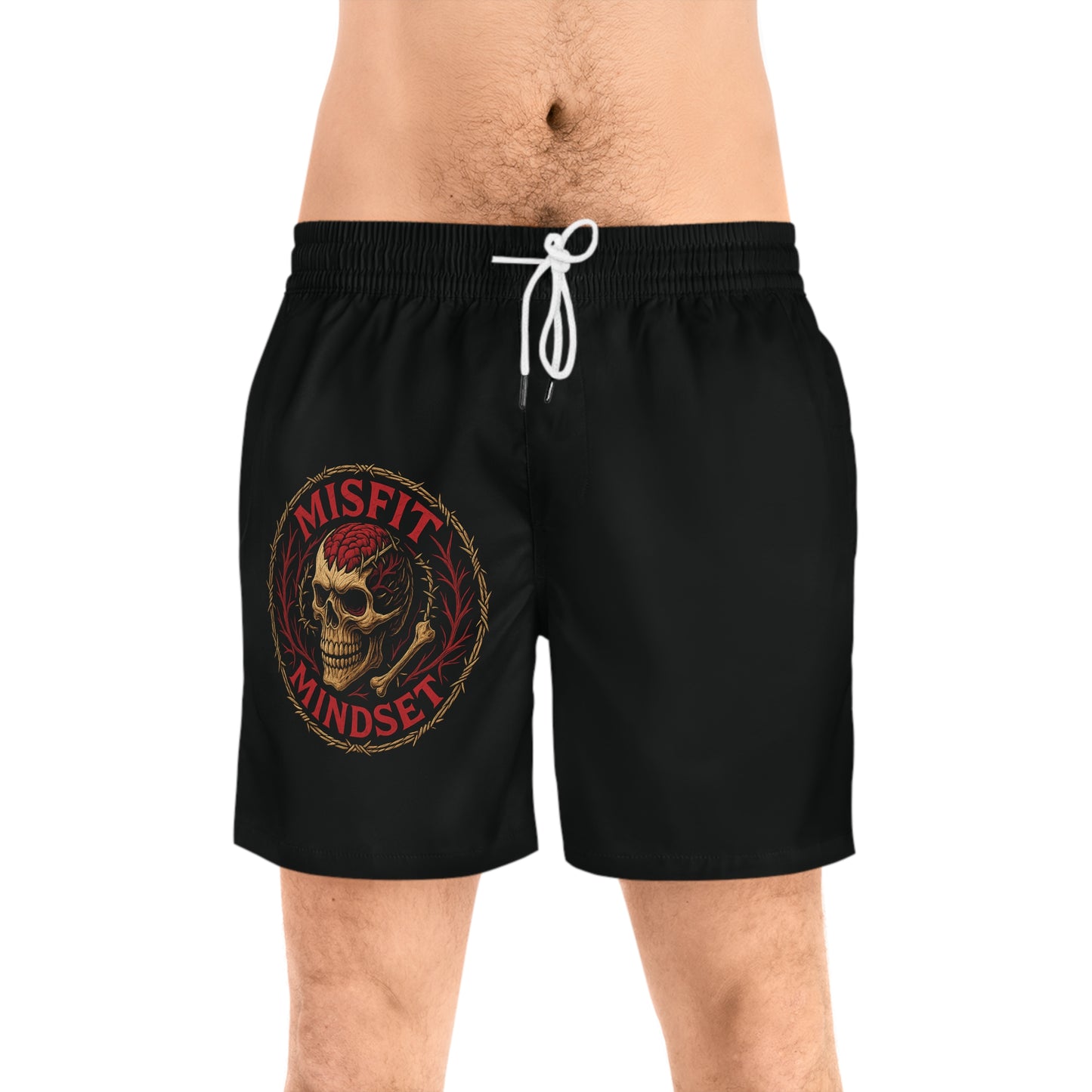 Deadset Drip — Misfit Mindset Men’s Swim Trunks