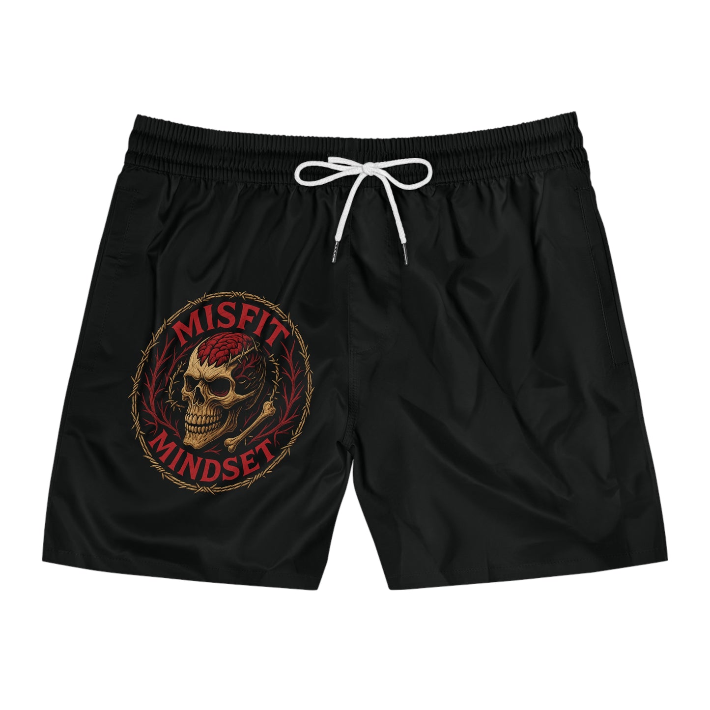 Deadset Drip — Misfit Mindset Men’s Swim Trunks