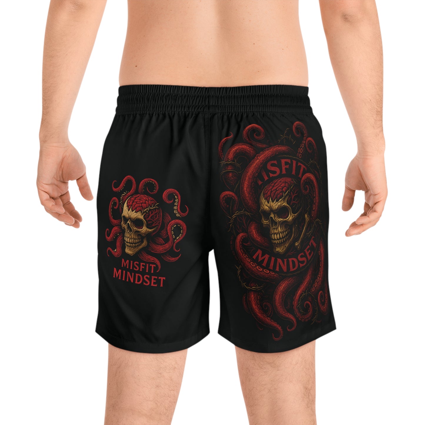 Deadset Drip — Misfit Mindset Men’s Swim Trunks